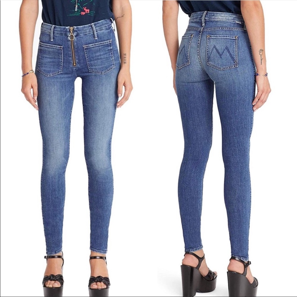 MOTHER The Patch XYZ Looker (Wild Game) jeans